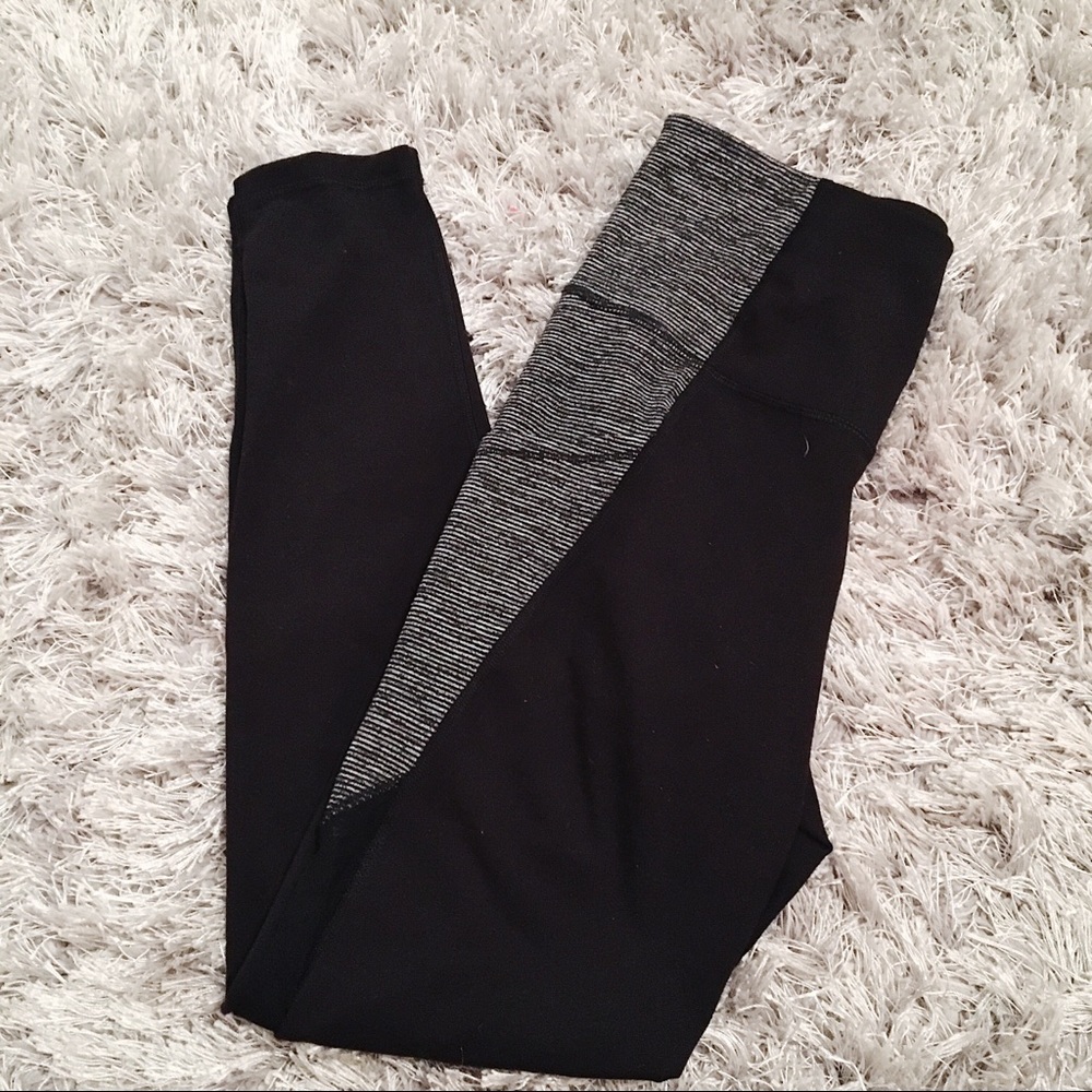 Old Navy Black & Mesh Leggings